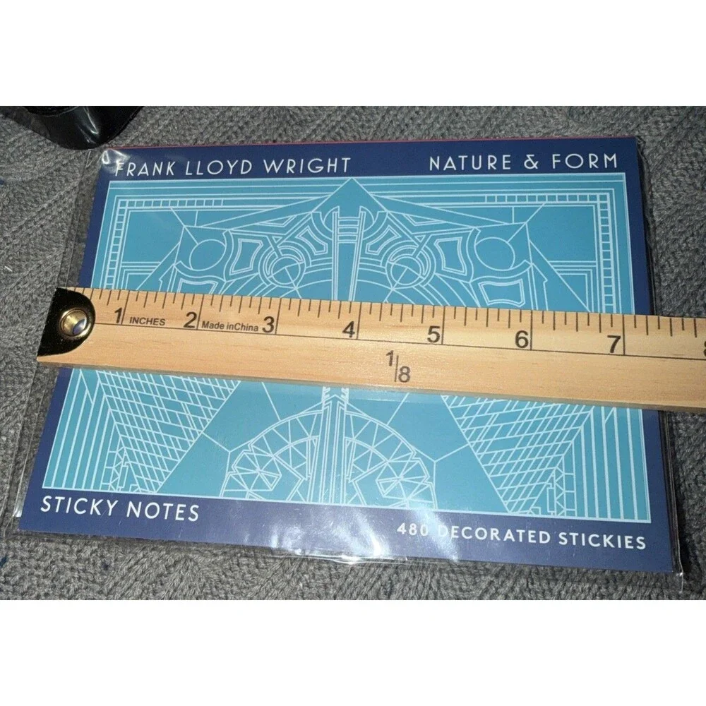 Frank Lloyd Wright Nature & Form Sticky Notes 480 Stickies Complete Package New